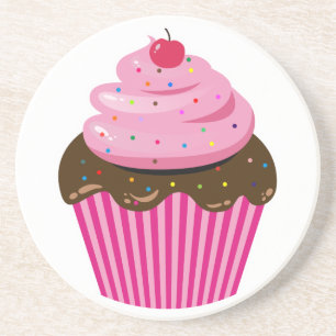 Cupcake Zandsteen Onderzetter