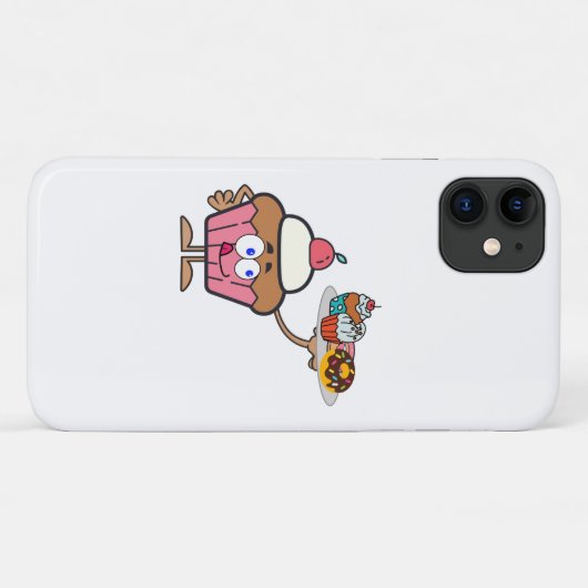 Cupcake zoet je dag Case-Mate iPhone case (Achterkant (horizontaal))