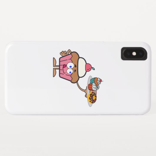 Cupcake zoet je dag Case-Mate iPhone case (Achterkant (horizontaal))