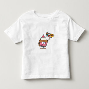 Cupcake zoet je dag kinder shirts