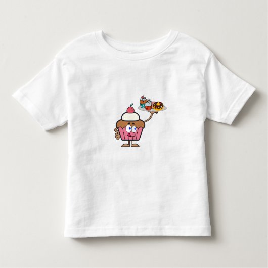 Cupcake zoet je dag kinder shirts (Voorkant)