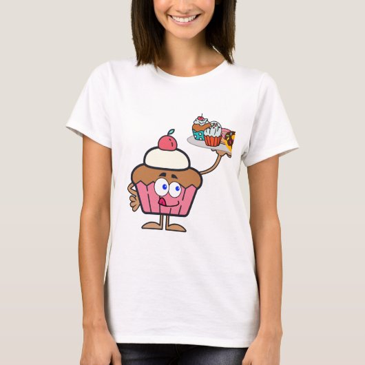 Cupcake zoet je dag t-shirt (Voorkant)