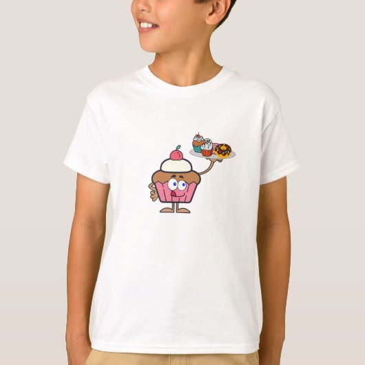 Cupcake zoet je dag t-shirt (Voorkant)