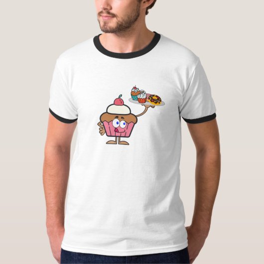 Cupcake zoet je dag t-shirt (Voorkant)