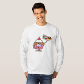Cupcake zoet je dag t-shirt (Voorkant volledig)