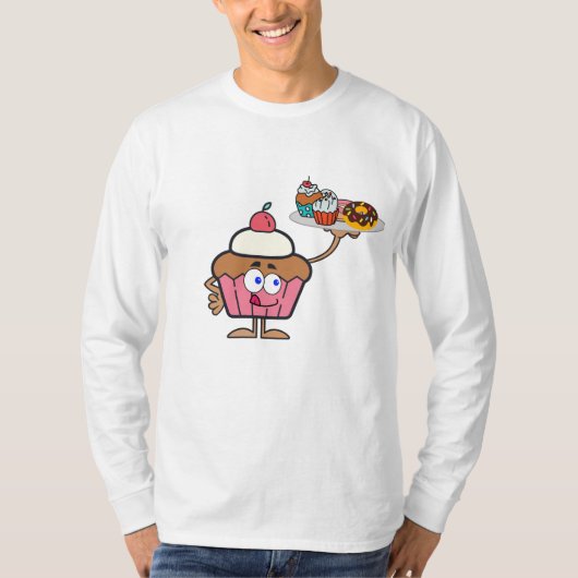 Cupcake zoet je dag t-shirt (Voorkant)