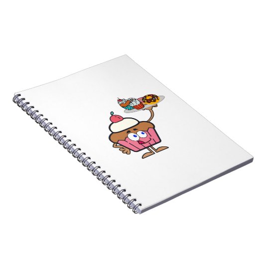 Cupcake Zoet maakt je dag Notitieboek (Rechterzijde)