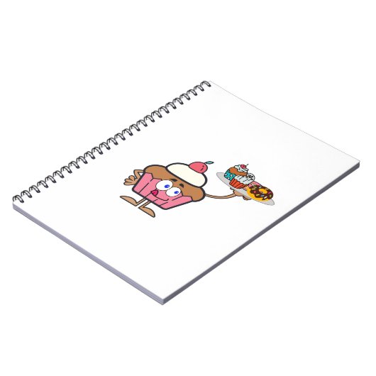 Cupcake Zoet maakt je dag Notitieboek (Linkerzijde)