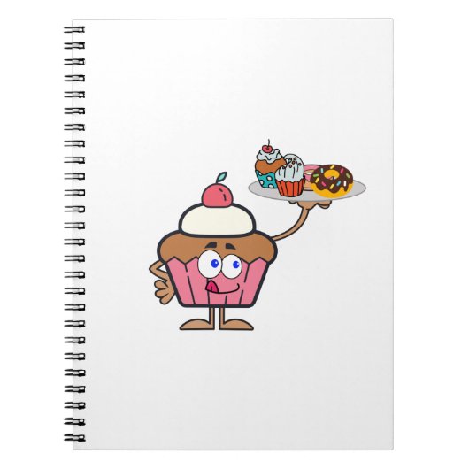 Cupcake Zoet maakt je dag Notitieboek (Voorkant)