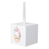Cupcake Zoete Eenhoorn (1) Decoratie (Achter hoekig)