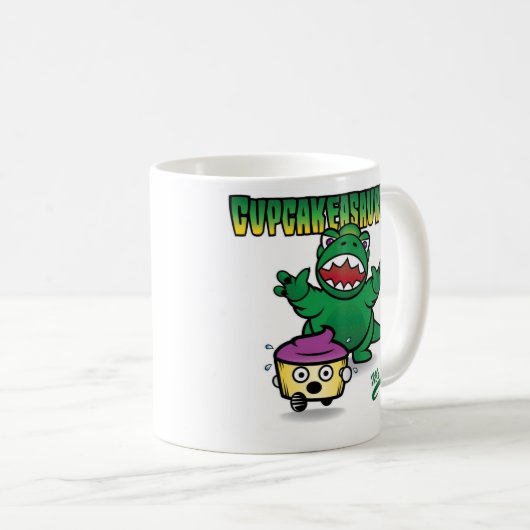 Cupcakeasaurus! Koffiemok (Voorkant rechts)