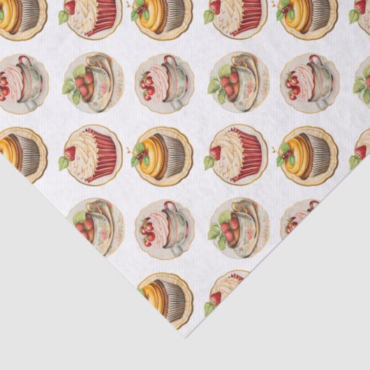 Cupcakes 10 tissuepapier (Detail)