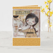 Cupcakes and Wishes - unBirthday Kaart (Gele Bloem)