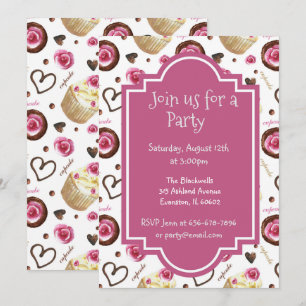 cupcakes Baby Shower Kaart