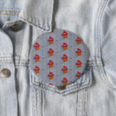 Cupcakes Badge Ronde Button 4,0 Cm (In situ)