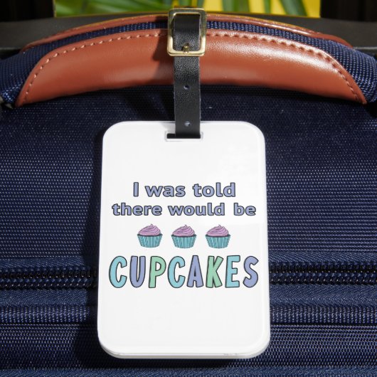Cupcakes Bagagelabel (Voorkant Insitu 2)