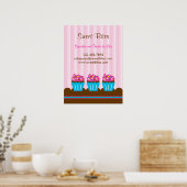 Cupcakes Bakery Poster (Keuken)