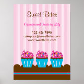 Cupcakes Bakery Poster (Voorkant)
