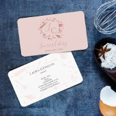 Cupcakes Baking Tools Utiers Whisk Monogram Visitekaartje