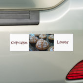 Cupcakes/bakken Bumpersticker (Op auto)