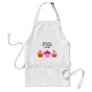 Cupcakes Bakken met veel Liefde Standaard Schort
