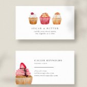 Cupcakes Bakkerij banketbakker Visitekaartje