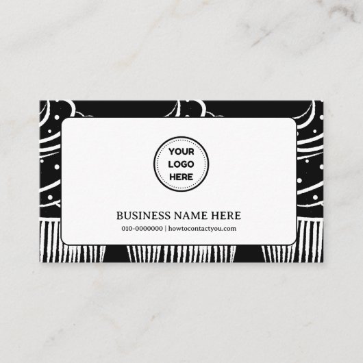 Cupcakes Bakkerij Coffee Shop Reward Point Klantenkaartje (Voorkant)