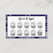 Cupcakes Bakkerij Coffee Shop Reward Point Klantenkaartje (Achterkant)