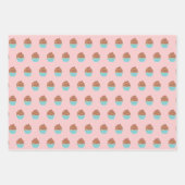 cupcakes bakkerij inpakpapier vel (Voorkant 3)