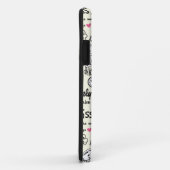 Cupcakes, bogen, harten, meisjespatroon. Case-Mate iPhone case (Achterkant/rechts)