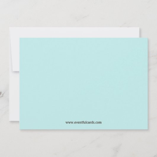 Cupcakes Bridal Shower Invitation Kaart (Achterkant)