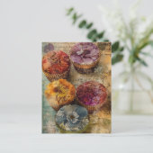 Cupcakes Briefkaart (Staand voorkant)