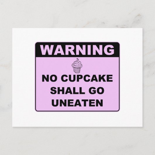 Cupcakes. Briefkaart (Voorkant)