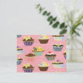Cupcakes Briefkaart (Staand voorkant)