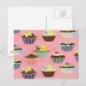 Cupcakes Briefkaart (Voorkant / Achterkant)