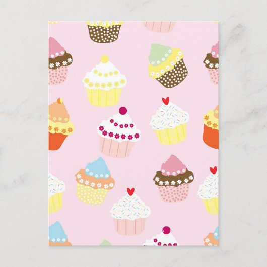 Cupcakes Briefkaart (Voorkant)