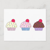 Cupcakes Briefkaart (Voorkant)