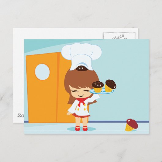 Cupcakes Briefkaart (Voorkant / Achterkant)