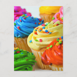 Cupcakes-briefkaart Briefkaart