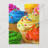 Cupcakes-briefkaart Briefkaart (Voorkant)