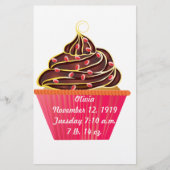 Cupcakes Briefpapier (Voorkant)