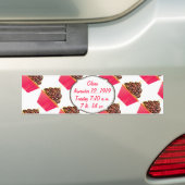 Cupcakes Bumpersticker (Op auto)