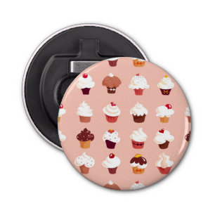 Cupcakes Button Flesopener