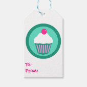 Cupcakes cadeau label cadeaulabel (Voorkant)