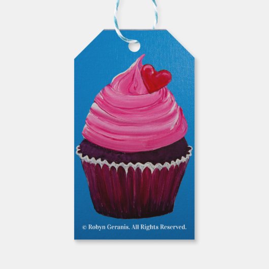 Cupcakes Cadeau Labels Cadeaulabel (Achterkant)
