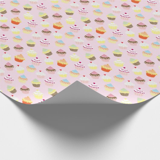 Cupcakes Cadeaupapier (Hoek)