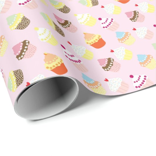 Cupcakes Cadeaupapier (Rol Hoek)