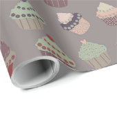 Cupcakes Cadeaupapier (Rol Hoek)