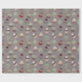 Cupcakes Cadeaupapier (Vlak)