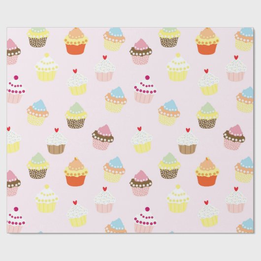 Cupcakes Cadeaupapier (Vlak)